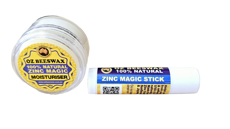 Trio: Zinc Magic Balm - 5g Stick, 20g & 50g Jars