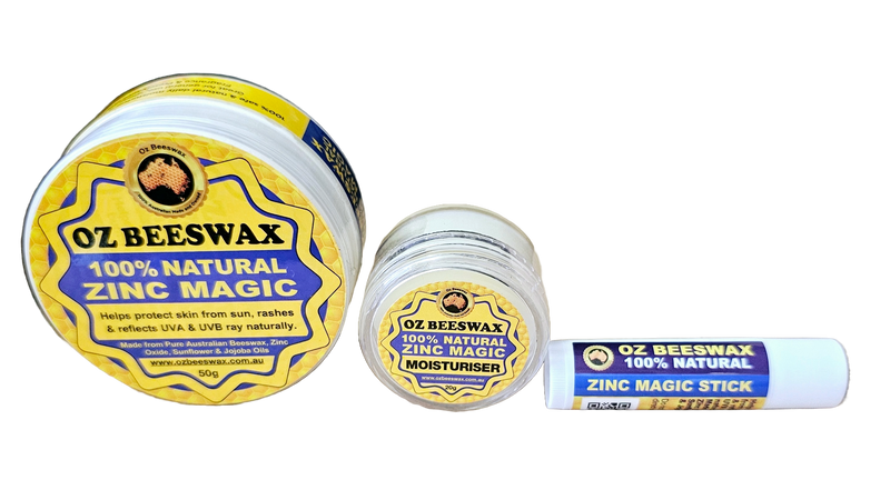 Trio: Zinc Magic Balm - 5g Stick, 20g & 50g Jars