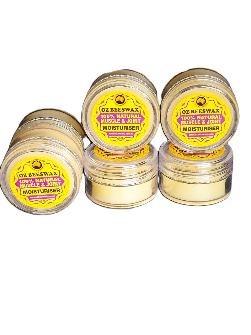 Beeswax Muscle & Joint Balm 20g Jar 6 Pack